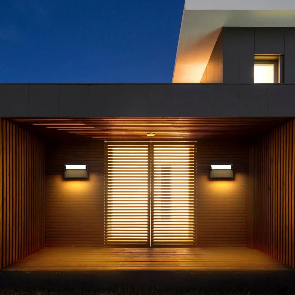 Venkovní nástěnné svítidlo s pohybovým senzorem, IP65, 1500 lumenů, moderní 1