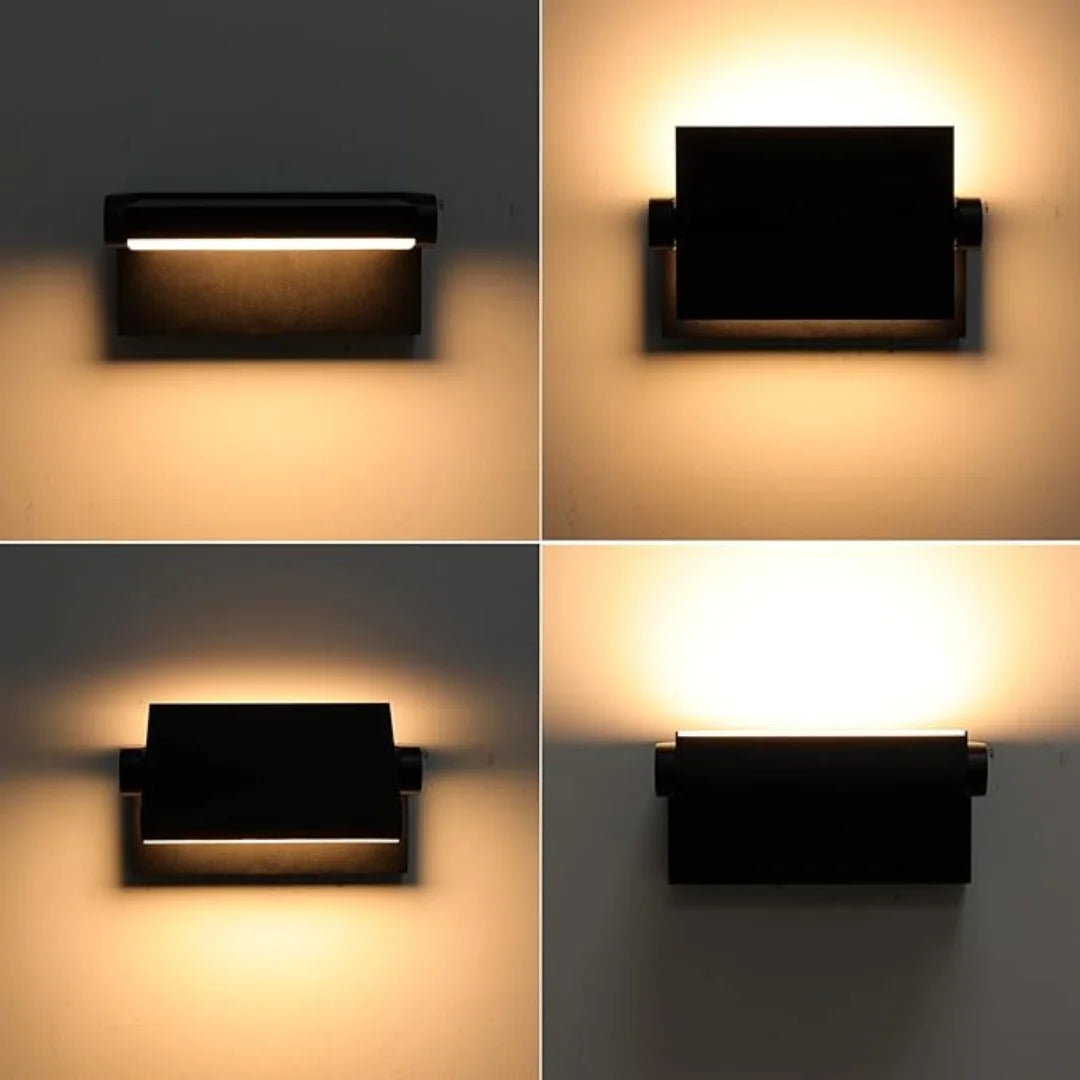 Venkovní nástěnné svítidlo s pohybovým senzorem, IP65, 1500 lumenů, moderní 2