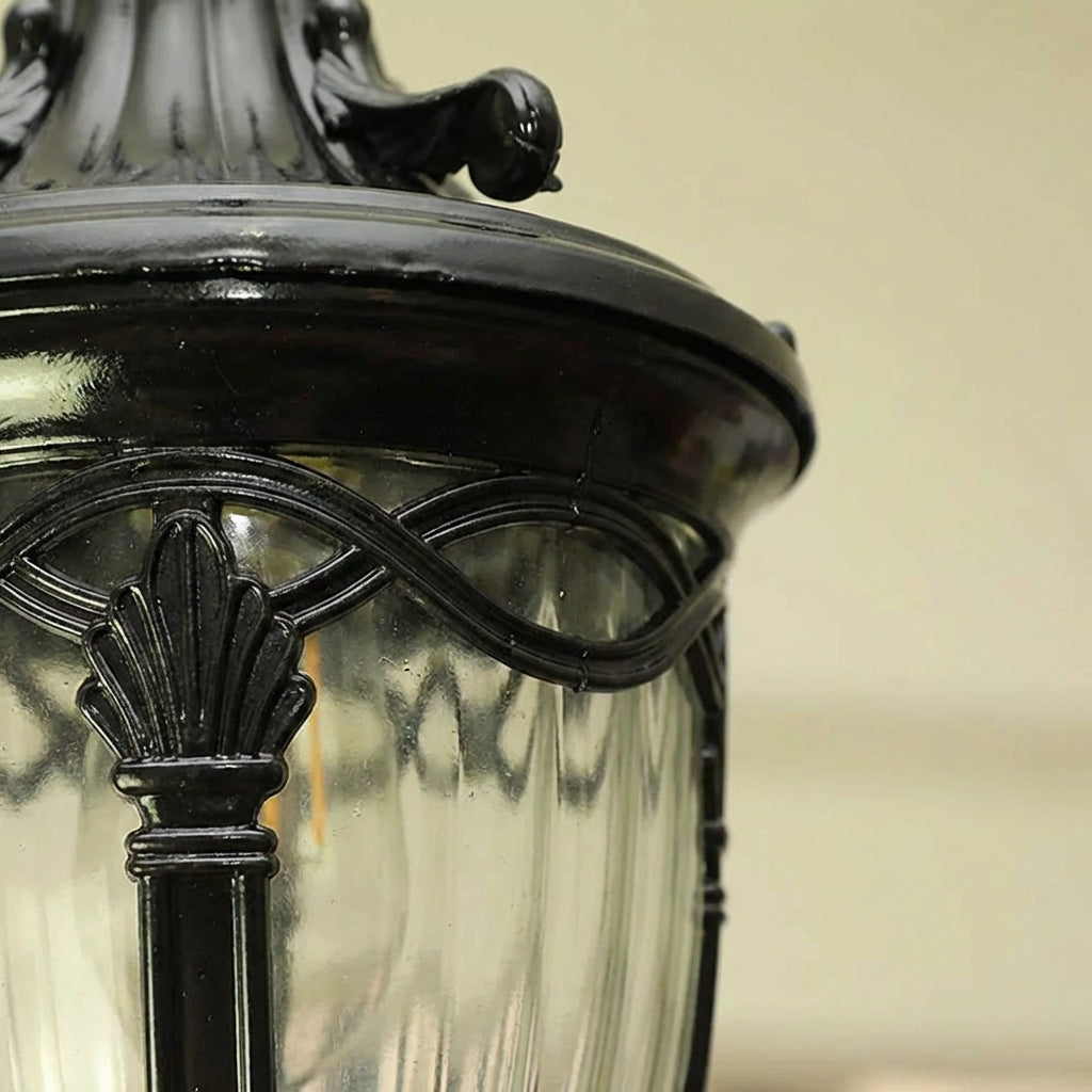 Vintage Závěsné Svítidlo s Kovovým a Skleněným Povrchem – Retro Design pro Světlo nad Jídelní Stůl 2