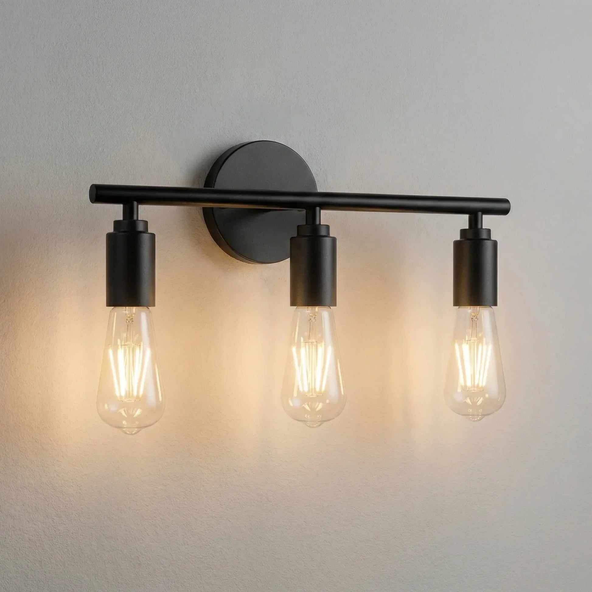 Vintage nástěnná lampa s dvojitým světelným zdrojem pro zrcadla a chodby – měkké teplé světlo, vertikální design 4