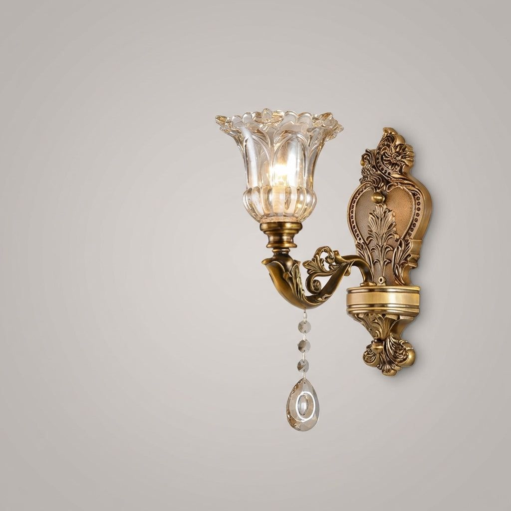 Vintage nástěnné svítidlo s nastavitelným LED světlem a zlatou povrchovou úpravou – elegantní nástěnné svítidlo do ložnice a obývacího pokoje 2