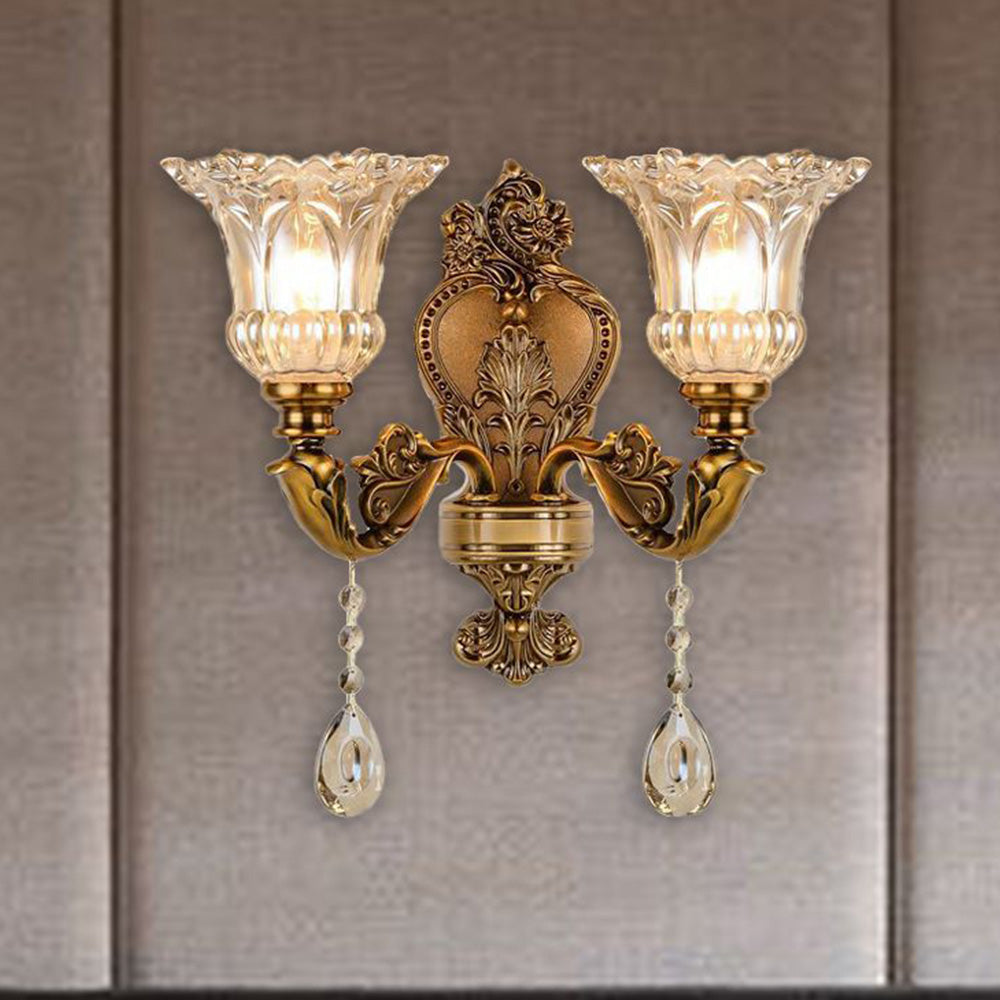 Vintage nástěnné svítidlo s nastavitelným LED světlem a zlatou povrchovou úpravou – elegantní nástěnné svítidlo do ložnice a obývacího pokoje 4