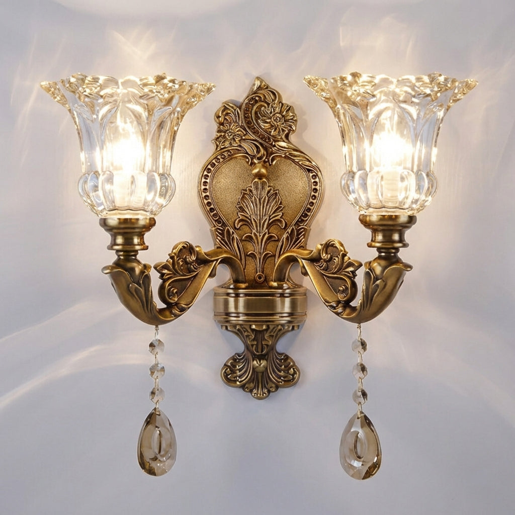 Vintage nástěnné svítidlo s nastavitelným LED světlem a zlatou povrchovou úpravou – elegantní nástěnné svítidlo do ložnice a obývacího pokoje 8
