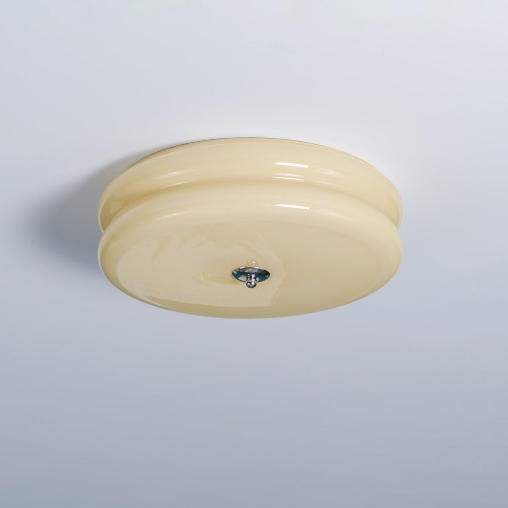 Vintage stropní lampa ve stylu art deco 1