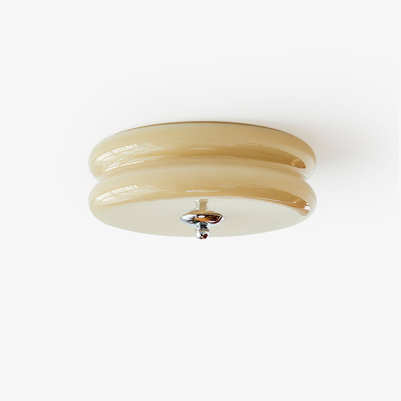 Vintage stropní lampa ve stylu art deco 10