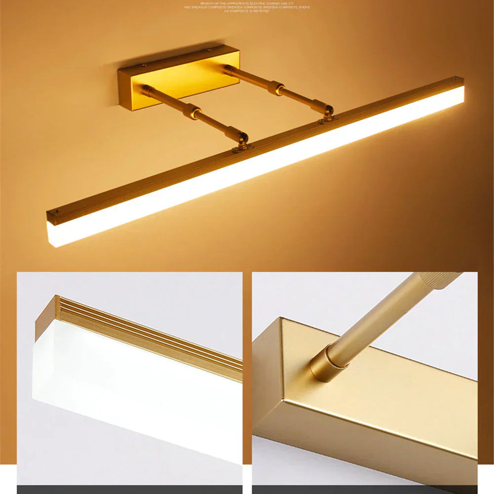 Voděodolná LED nástěnná lampa do koupelnového zrcadla 5