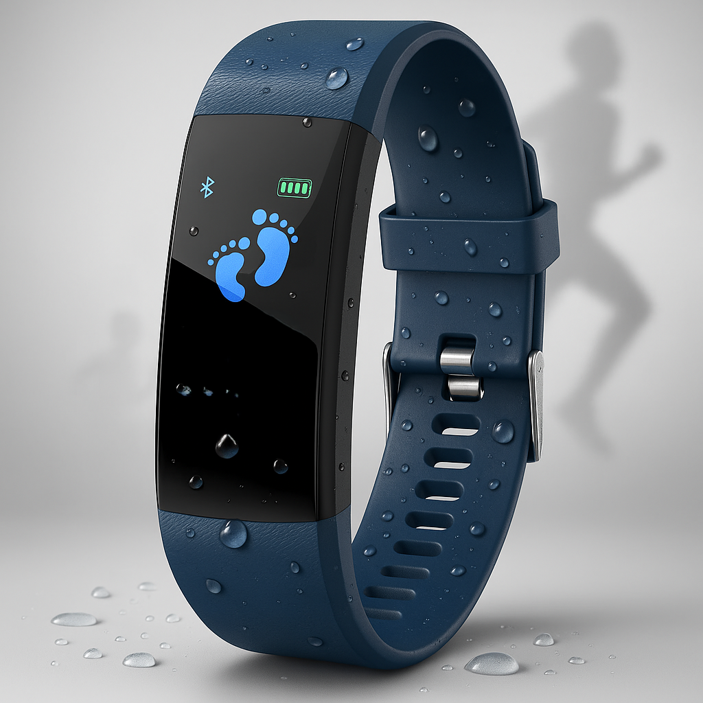 Voděodolné fitness chytré hodinky s monitorem tepové frekvence a Bluetooth – AquaPulse Pro 2