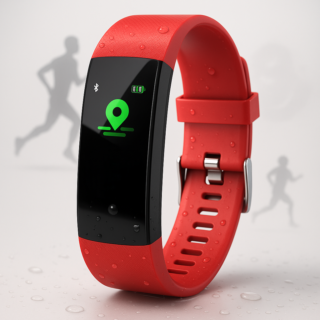 Voděodolné fitness chytré hodinky s monitorem tepové frekvence a Bluetooth – AquaPulse Pro 3