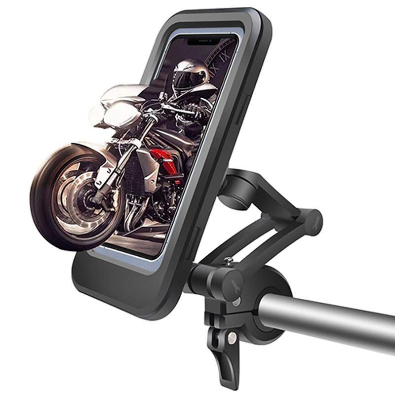 Voděodolný držák na telefon na kolo s 15W USB nabíjením - Univerzální držák na smartphone 2