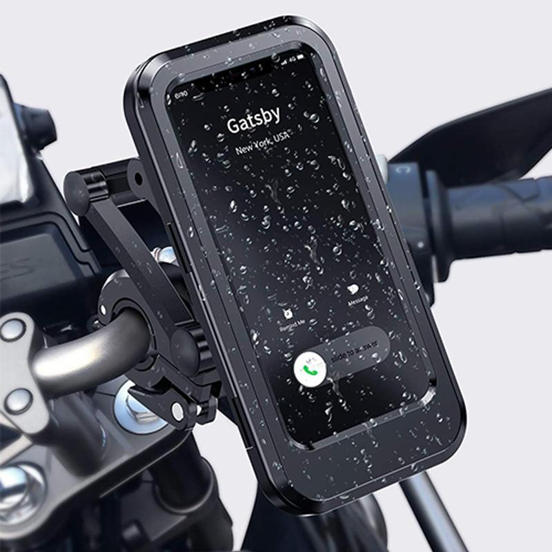 Voděodolný držák na telefon na kolo s 15W USB nabíjením - Univerzální držák na smartphone 3