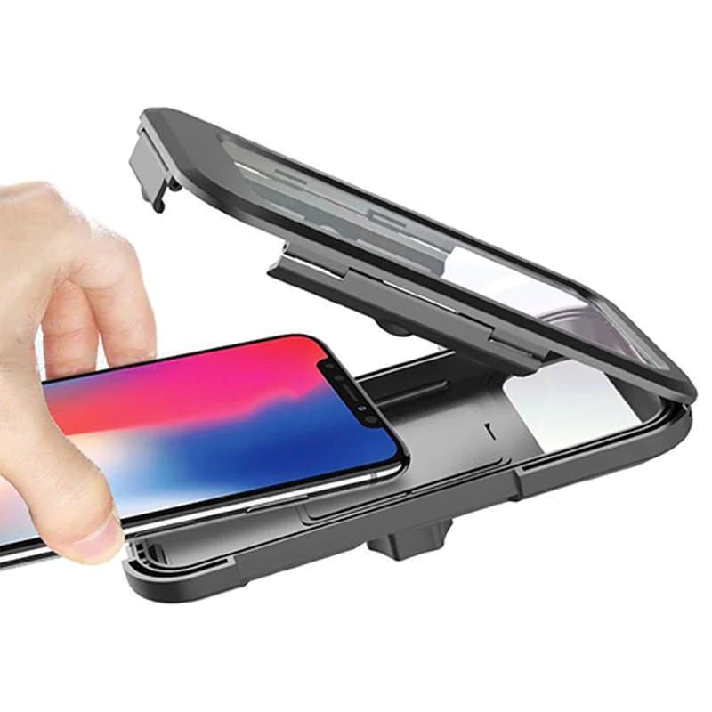 Voděodolný držák na telefon na kolo s 15W USB nabíjením - Univerzální držák na smartphone 4