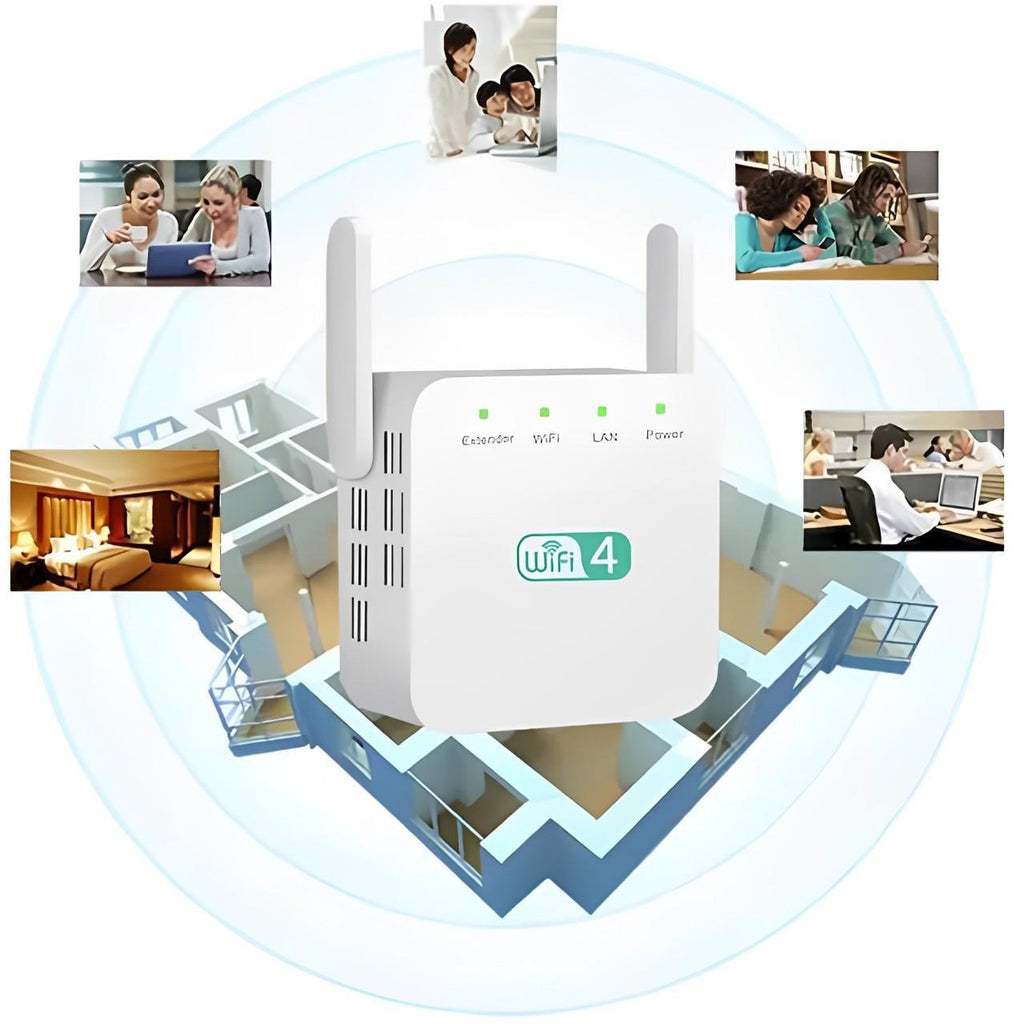 Výkonný zesilovač WiFi signálu s dlouhým dosahem - snadné nastavení a stabilní připojení 3