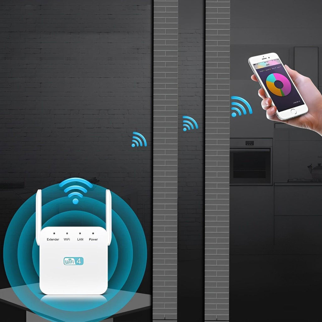 Výkonný zesilovač WiFi signálu s dlouhým dosahem - snadné nastavení a stabilní připojení 4