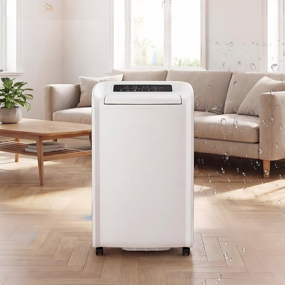Vysokokapacitní odvlhčovač vzduchu pro velké místnosti s nepřetržitým odvodněním – 70 pintů za den, energeticky úsporný, tichý provoz 0