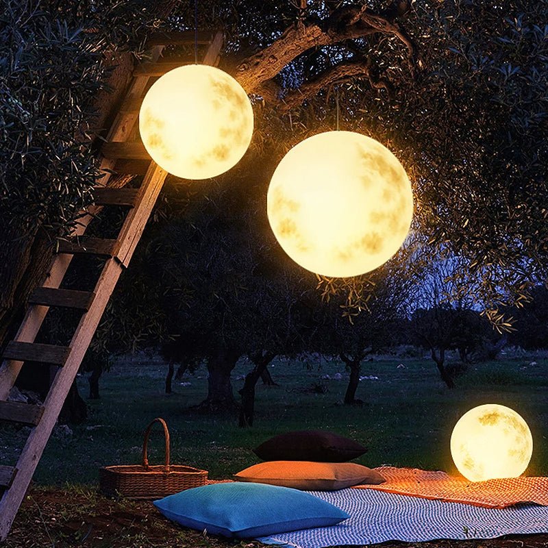 Zahradní LED lampa Moonlight s USB nabíjením - moderní zahradní lampy v teplém světle, velikosti 20-50 cm 1