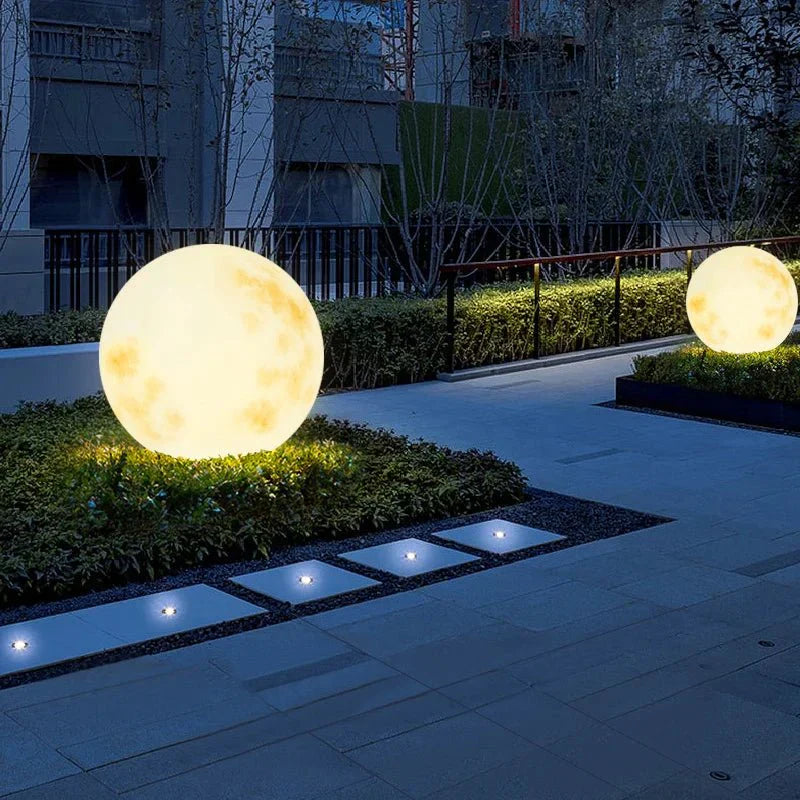 Zahradní LED lampa Moonlight s USB nabíjením - moderní zahradní lampy v teplém světle, velikosti 20-50 cm 3