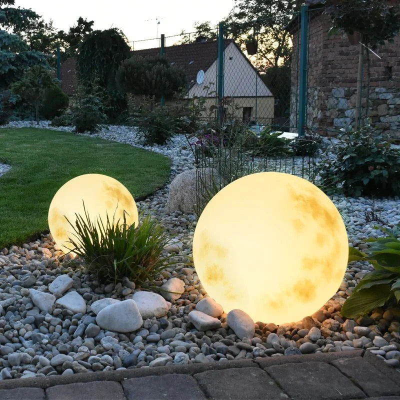 Zahradní LED lampa Moonlight s USB nabíjením - moderní zahradní lampy v teplém světle, velikosti 20-50 cm 5