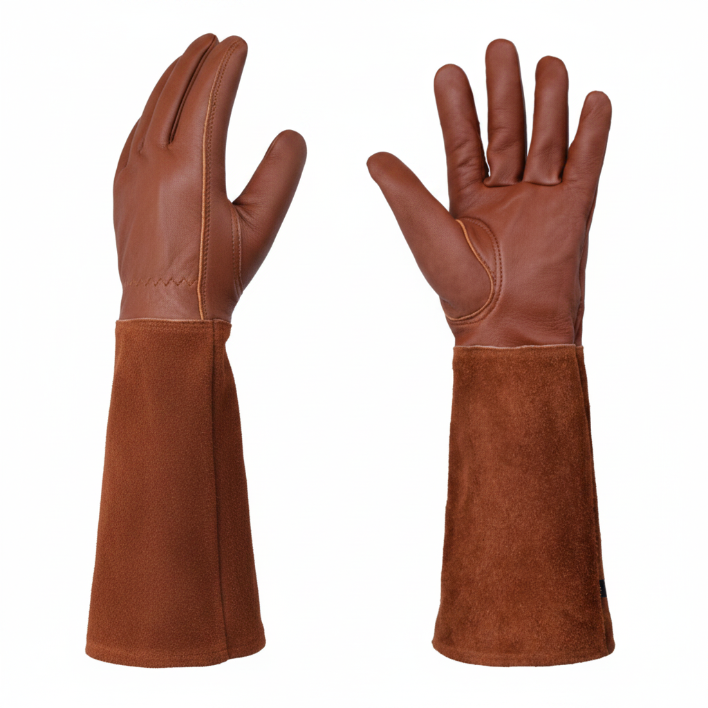 Zahradnické rukavice odolné vůči trnu s ergonomickým střihem a prodyšnou tkanin 8