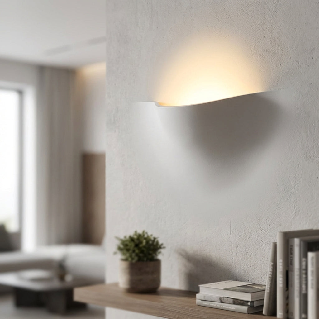 Zakřivená LED nástěnná lampa se sochařským designem - Energeticky úsporné nástěnné osvětlení 40 cm 0