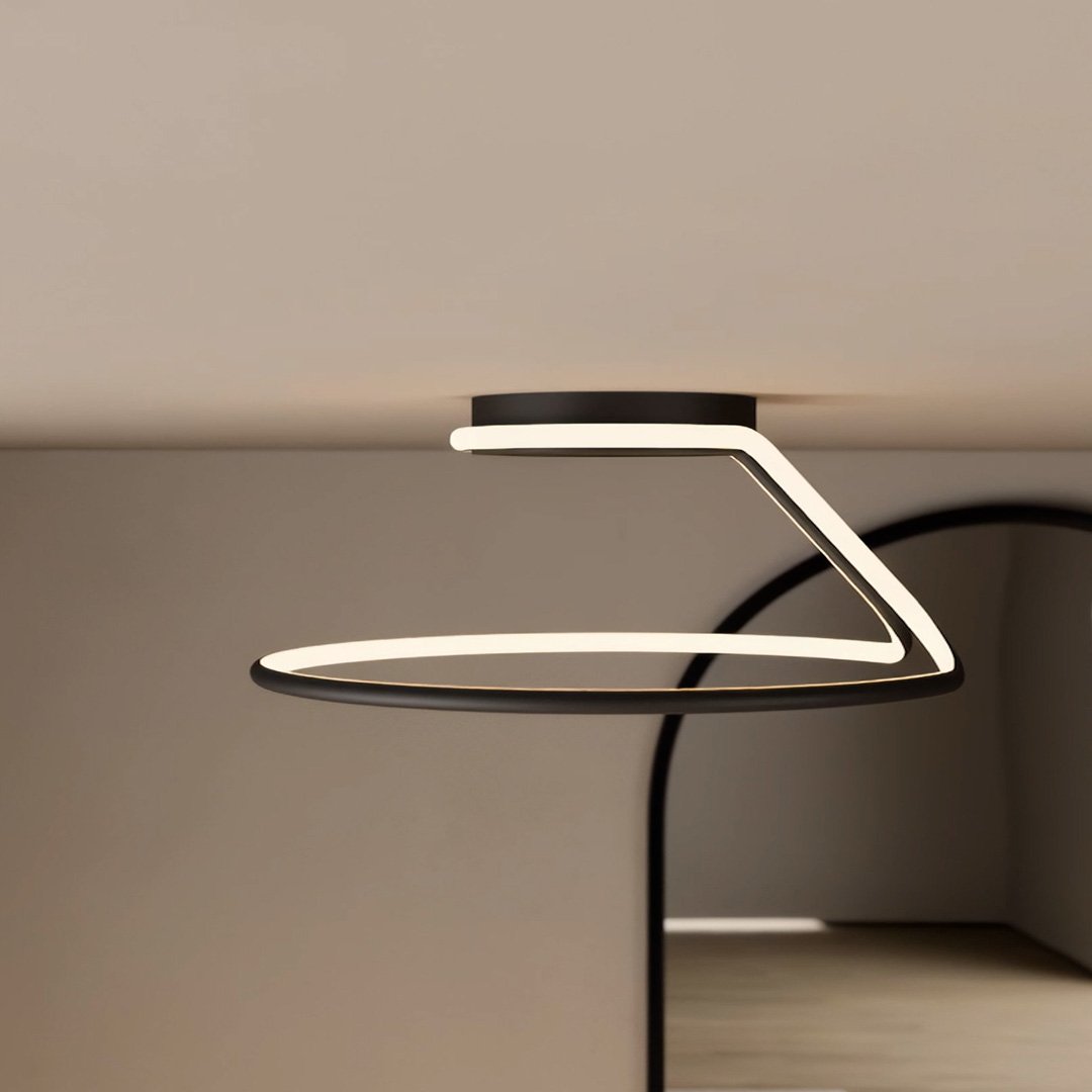 Zapuštěné stropní svítidlo s rovnoměrným osvětlením – moderní energeticky úsporný design – průměr 50 cm 6