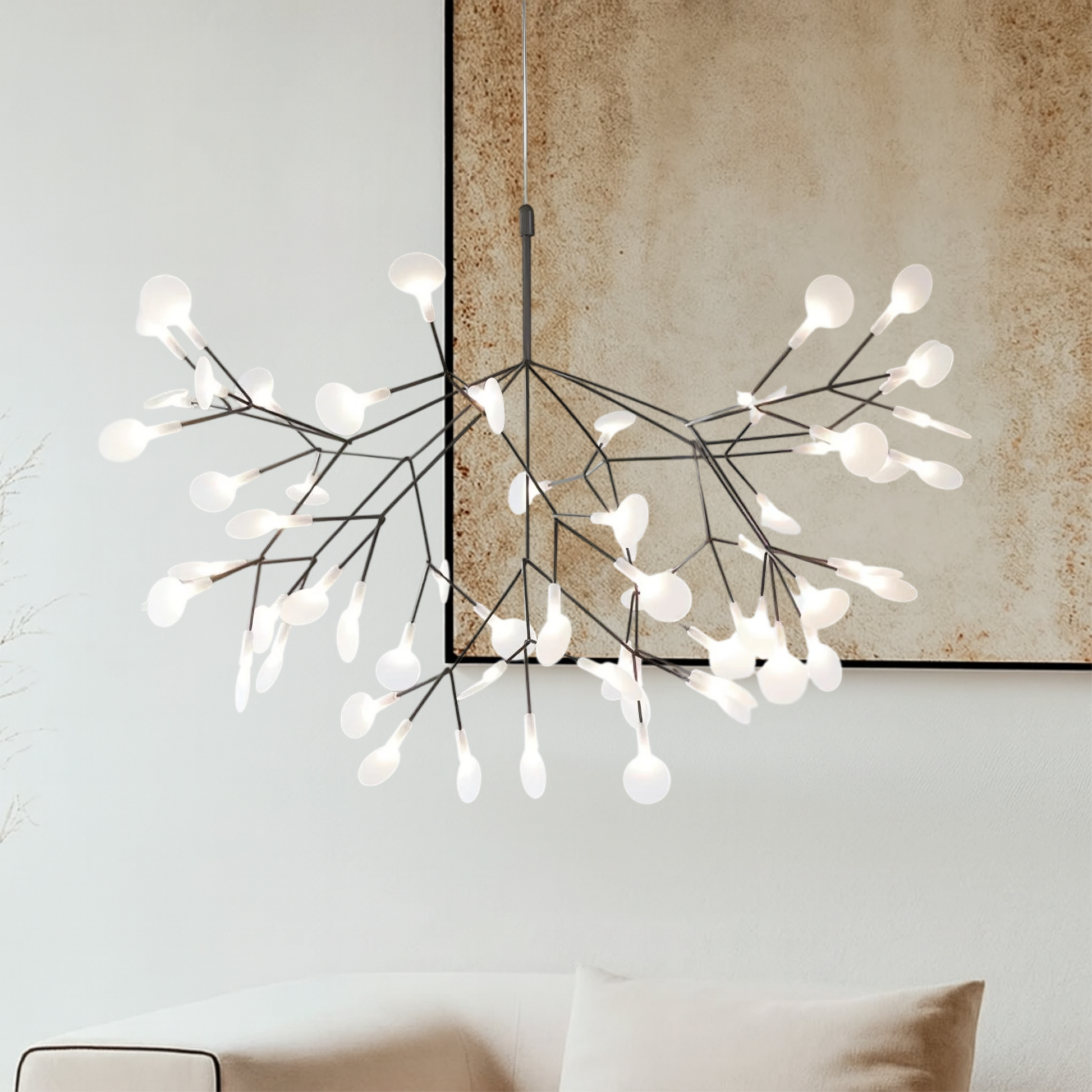 Závěsná lampa Firefly s nastavitelným zavěšením a LED – moderní osvětlení pro obývací pokoj a jídelnu 1