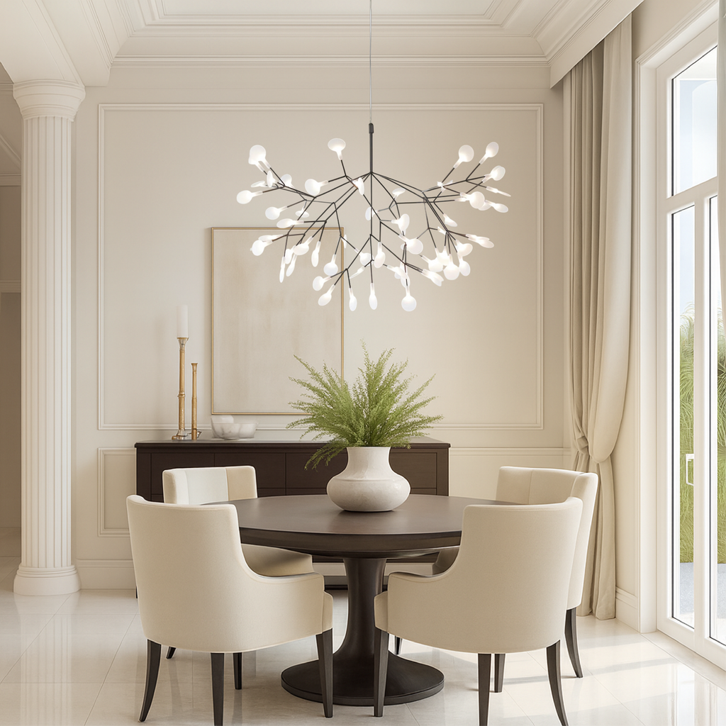 Závěsná lampa Firefly s nastavitelným zavěšením a LED – moderní osvětlení pro obývací pokoj a jídelnu 3