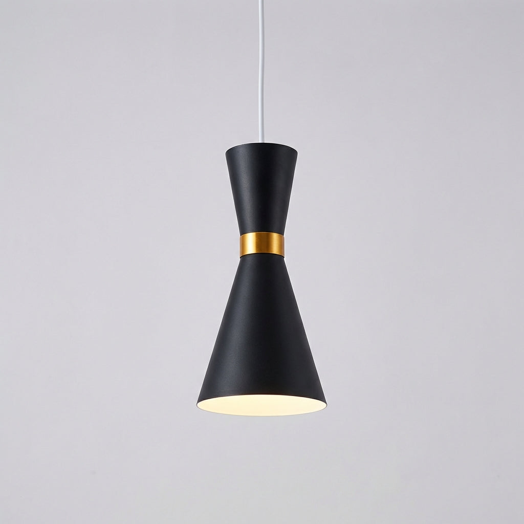 Závěsná lampa s nastavitelným kabelem – industriální design s hliníkovým stínidlem do obývacího pokoje nebo jídelny 0