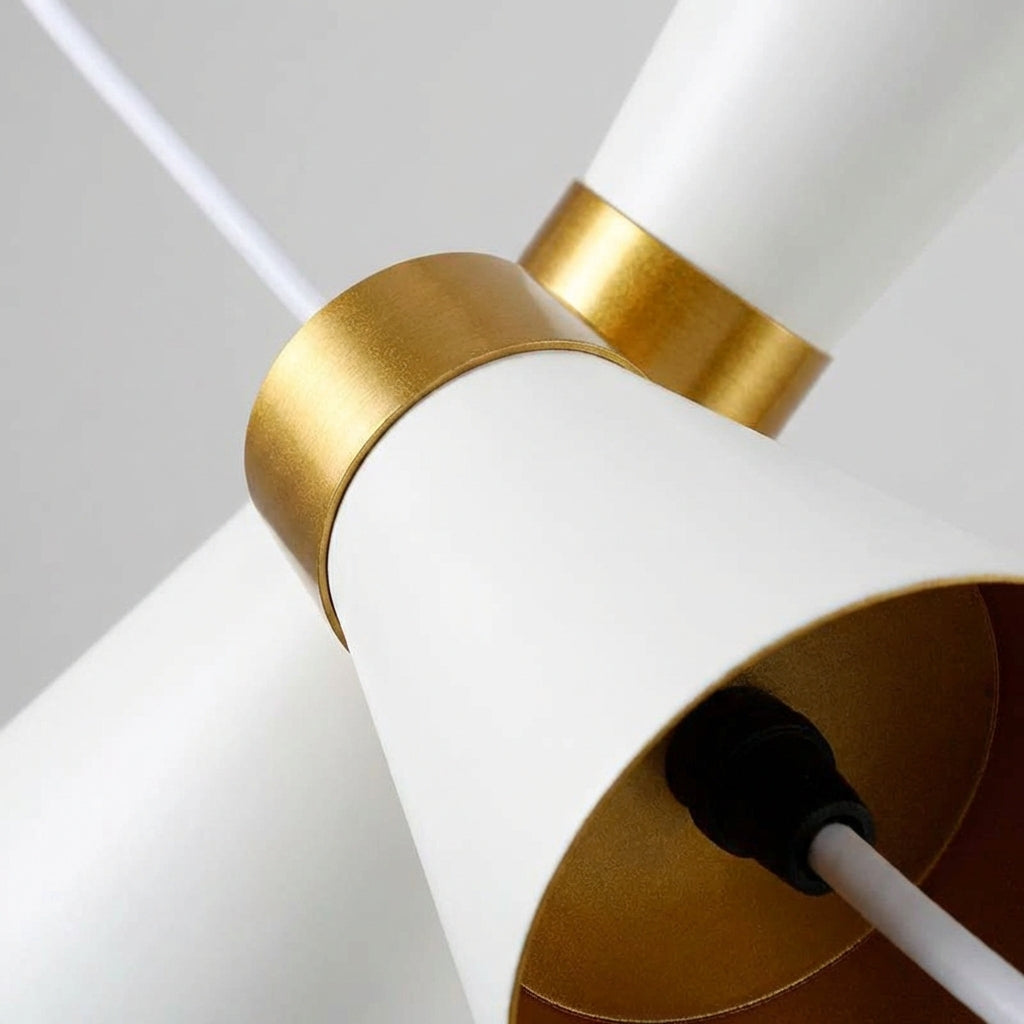 Závěsná lampa s nastavitelným kabelem – industriální design s hliníkovým stínidlem do obývacího pokoje nebo jídelny 3