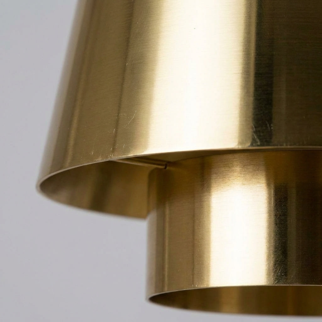 Závěsná lampa s nastavitelným kabelem a teplým světlem – Kovová stolní lampa do obývacího pokoje, 25 cm 3