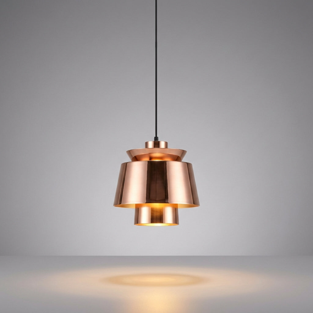 Závěsná lampa s nastavitelným kabelem a teplým světlem – Kovová stolní lampa do obývacího pokoje, 25 cm 4