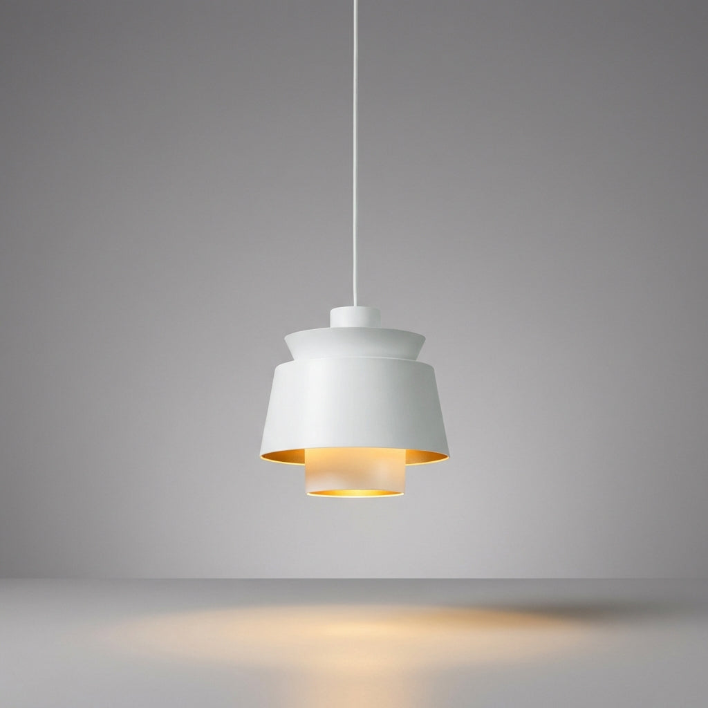 Závěsná lampa s nastavitelným kabelem a teplým světlem – Kovová stolní lampa do obývacího pokoje, 25 cm 5