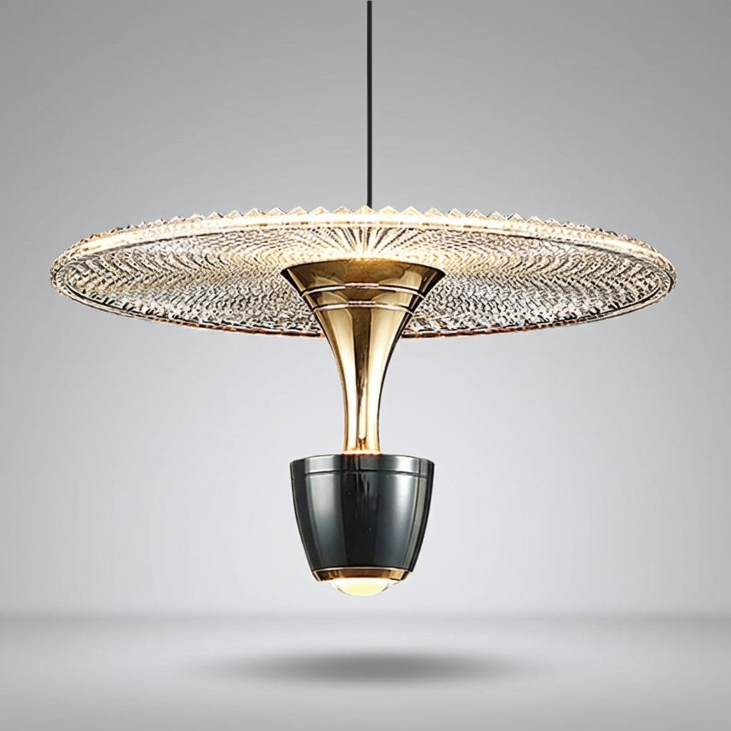 Závěsná lampa s rovnoměrným osvětlením do obývacího pokoje – moderní minimalistický design, 30 cm x 20 cm 2