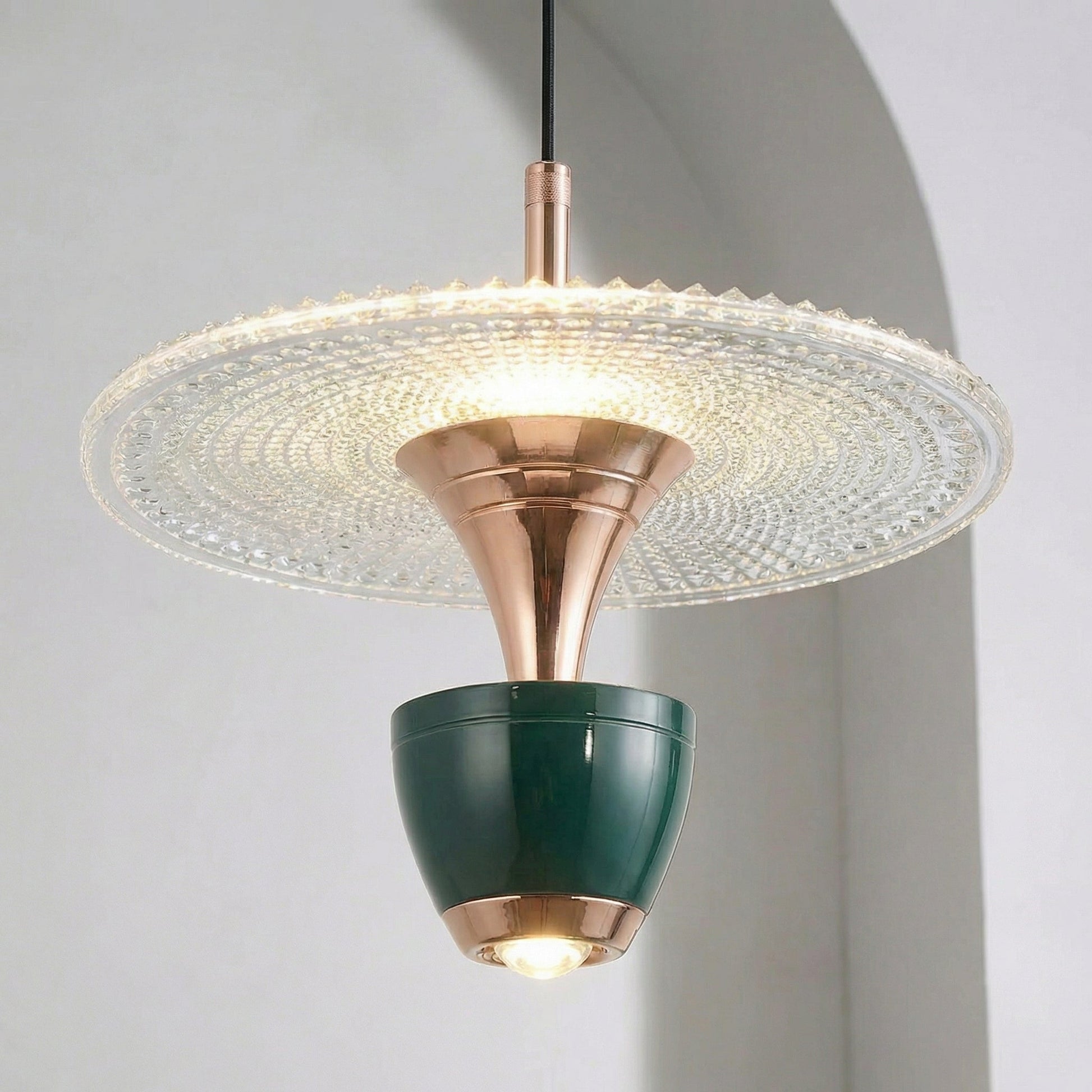 Závěsná lampa s rovnoměrným osvětlením do obývacího pokoje – moderní minimalistický design, 30 cm x 20 cm 5