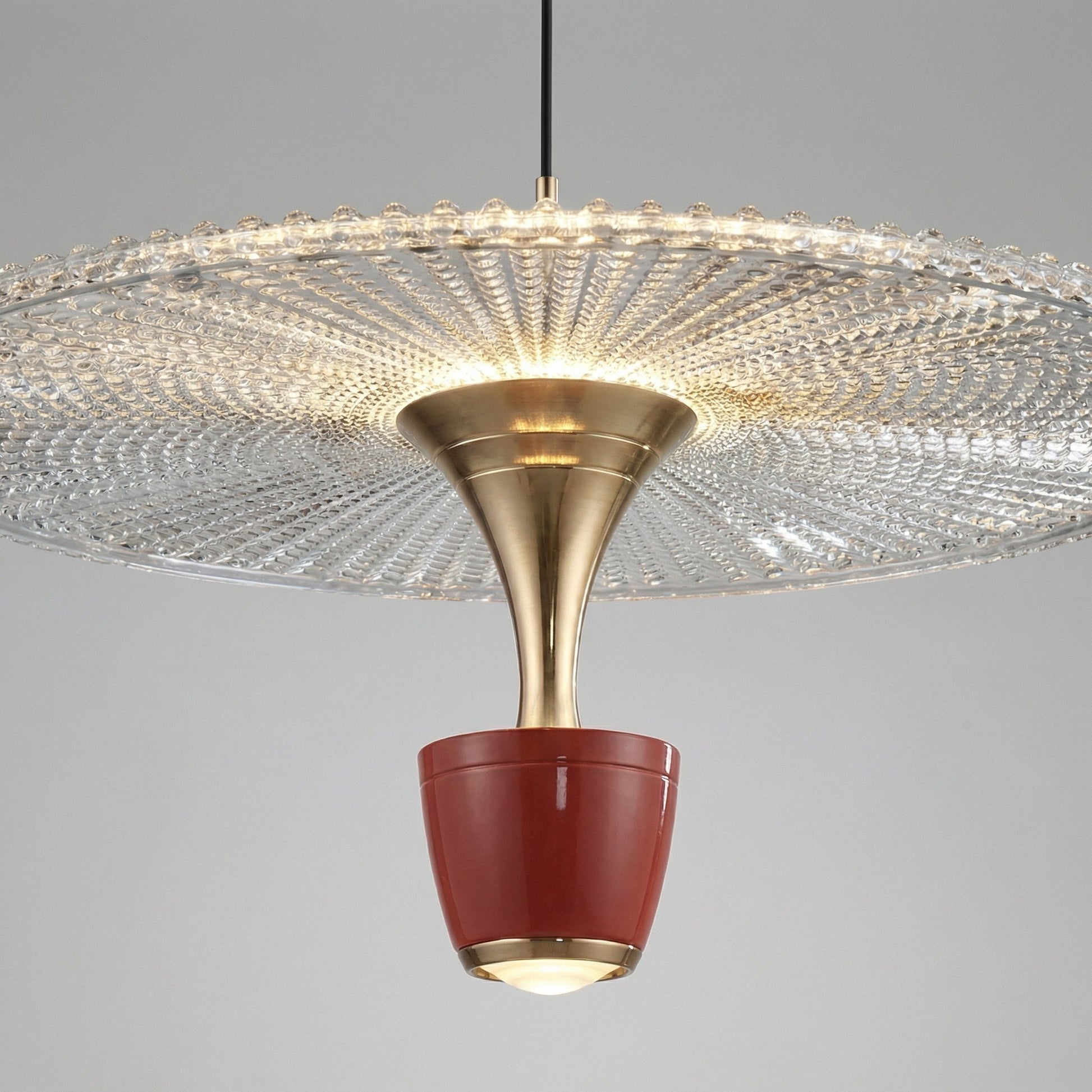 Závěsná lampa s rovnoměrným osvětlením do obývacího pokoje – moderní minimalistický design, 30 cm x 20 cm 6