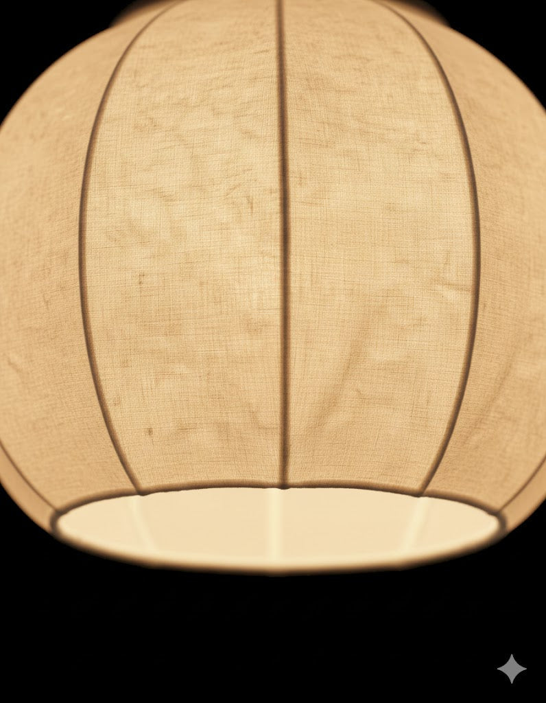 Závěsné svítidlo s kokonovým stínidlem a žebrovanou strukturou v moderním designu, 8